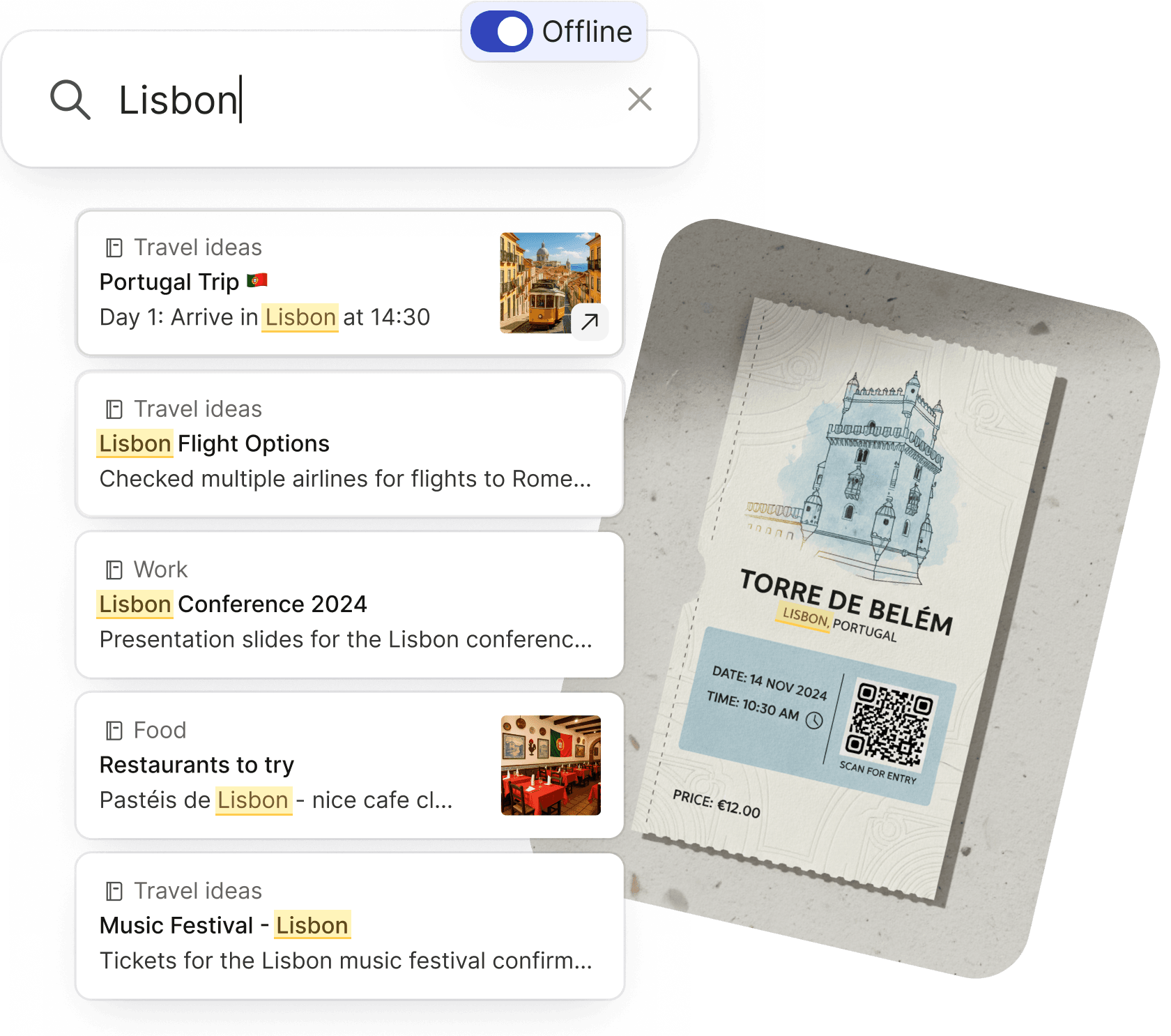 A UI representation of advanced-search
