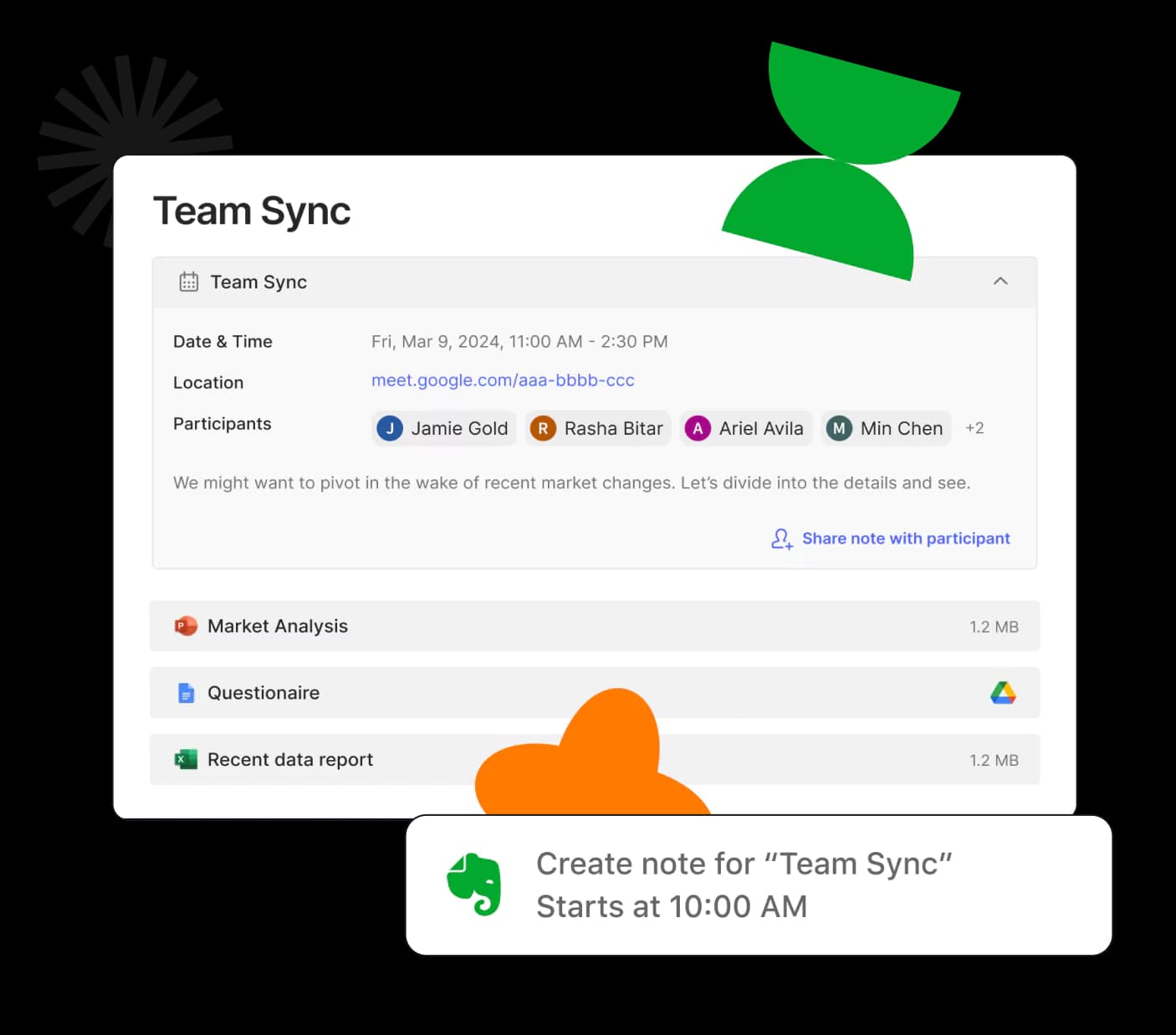 A UI representation of drive-integration