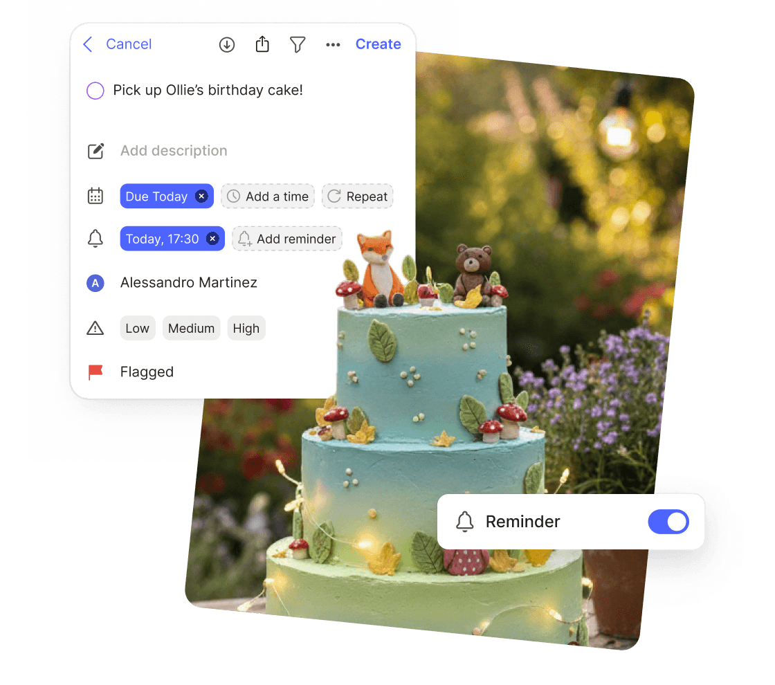 A UI rappresentation of all-in-one